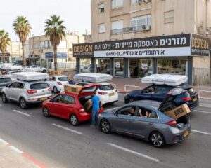 מרחב מגונן עם ספה נוחה ועיטורים חמימים